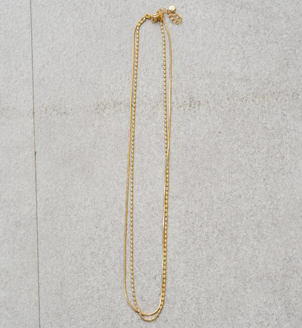  「【GALENA/ガレナ】SV925ダブルネックレス」|リング|