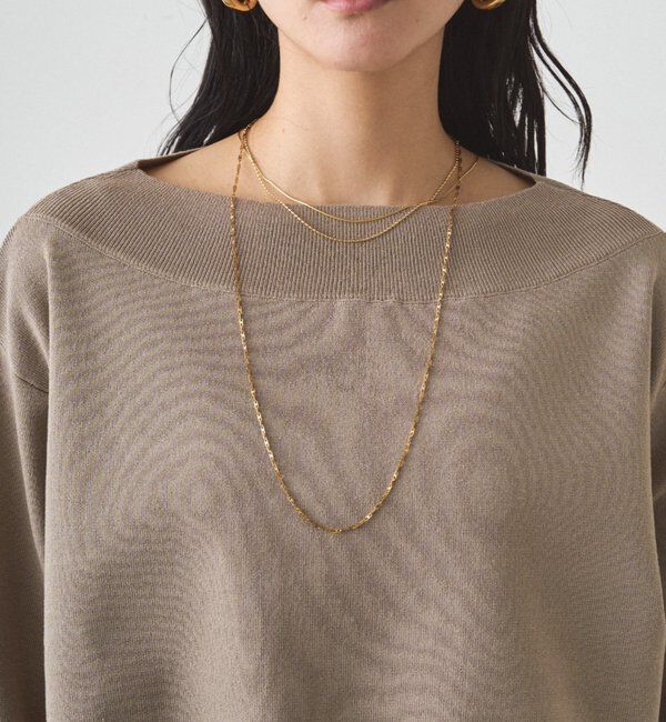  「ジョーゼットオフショルニット」|ニット・セーター|