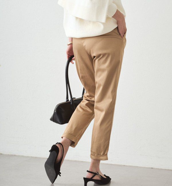  「裾ねじりパンツ」|チノ|