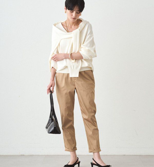  「裾ねじりパンツ」|チノ|