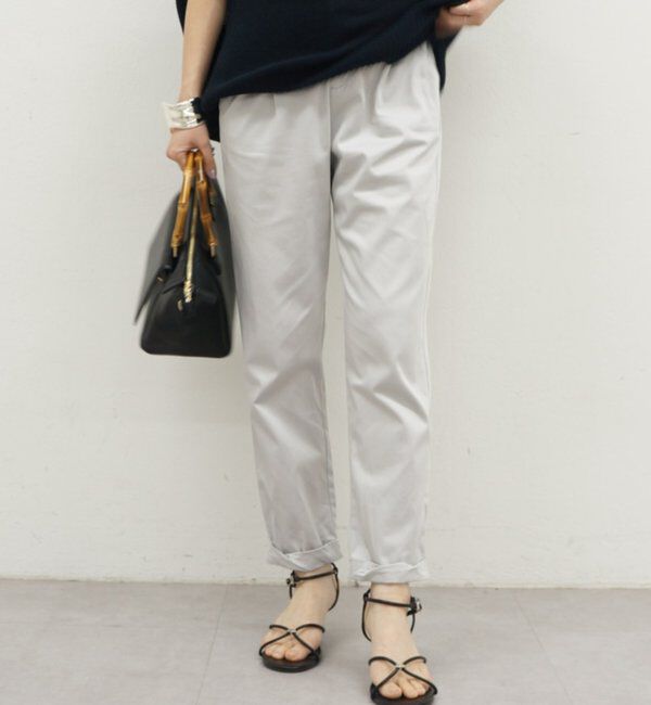  「裾ねじりパンツ」|チノ|