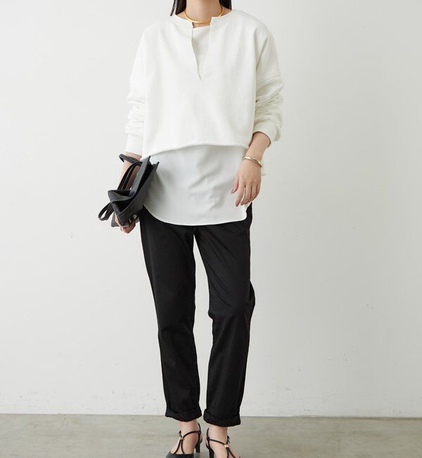  「裾ねじりパンツ」|チノ|