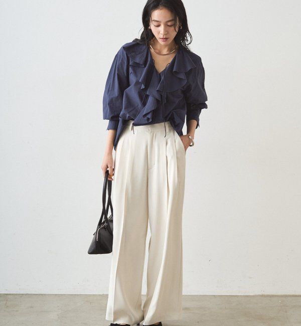  「フリルカラーブラウス」|シャツ・ブラウス|