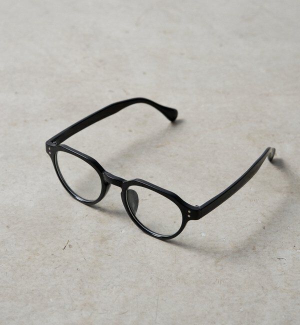  「【GALENA/ガレナ】ボストンメガネ」|メガネ|ブラック