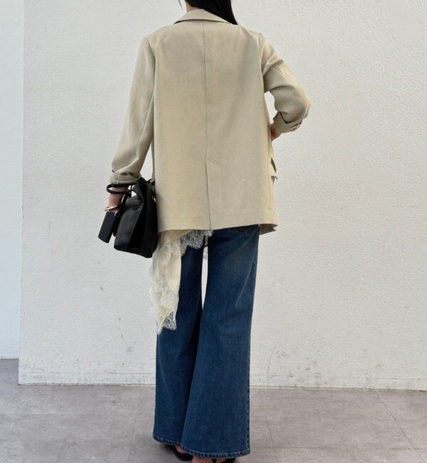  「麻調合繊ジャケット」|テーラードジャケット|