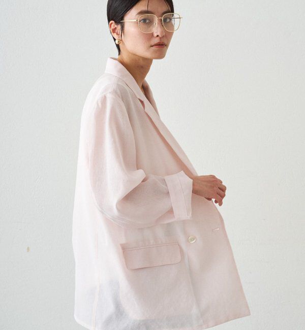  「リネンライクシアージャケット」|ベスト・ジレ|