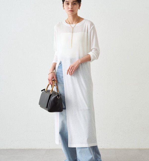  「シアーハイスリットワンピース」|ワンピース|