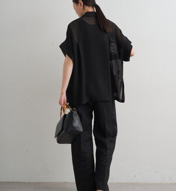  「半袖メッシュジャケット」|テーラードジャケット|