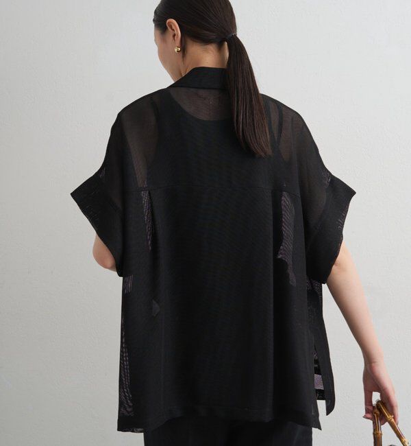  「半袖メッシュジャケット」|テーラードジャケット|