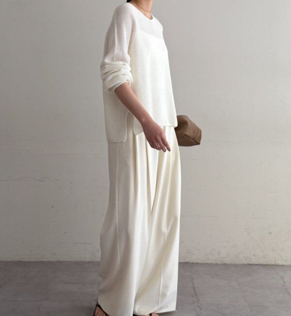  「2WAYギマコットンニット」|ニット・セーター|