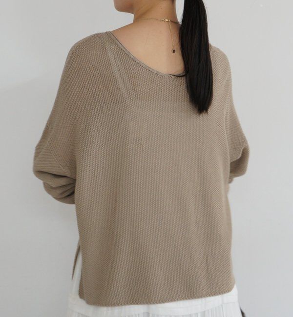  「2WAYギマコットンニット」|ニット・セーター|