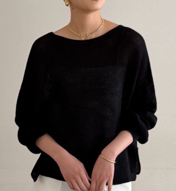  「2WAYギマコットンニット」|ニット・セーター|