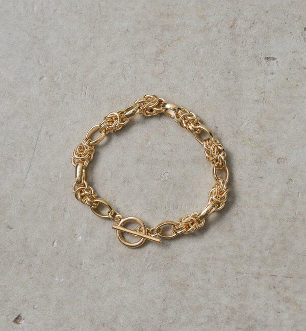  「【GALENA/ガレナ】デザインチェーンブレス」|ブレスレット・バングル|ゴールド