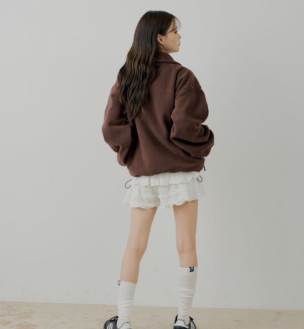  「【セットアップ対応】胸ロゴフリーストップス」|シャツ・ブラウス|