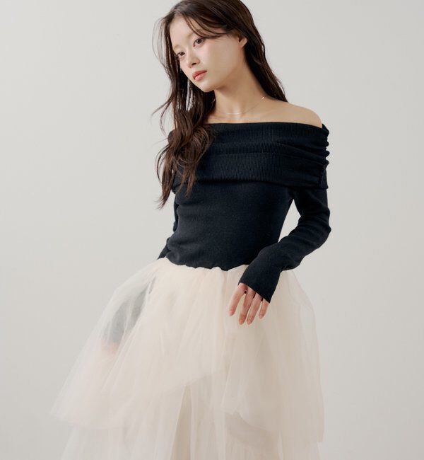  「【SALON by Chico】ティアードボリュームドッキングワンピース」|ワンピース|