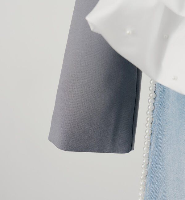  「【SALON by Chico】パールペプラムドッキングジャケット」|その他|