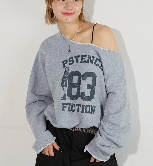  「エリオットナンバリングワンショルダースウェット」|Tシャツ・カットソー|