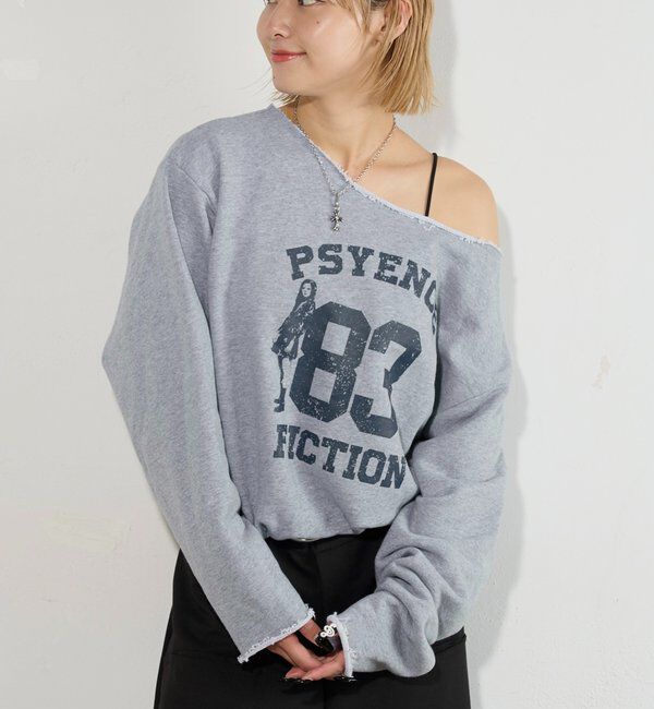  「エリオットナンバリングワンショルダースウェット」|Tシャツ・カットソー|