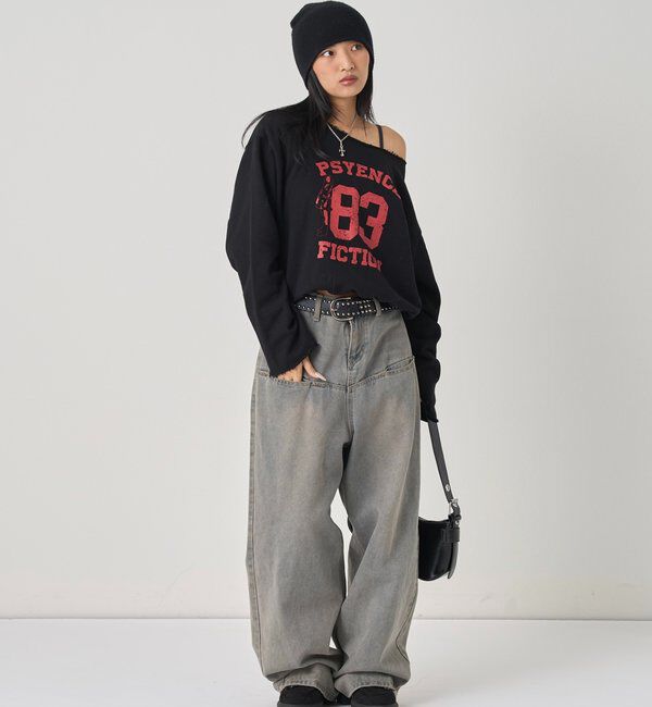  「エリオットナンバリングワンショルダースウェット」|Tシャツ・カットソー|