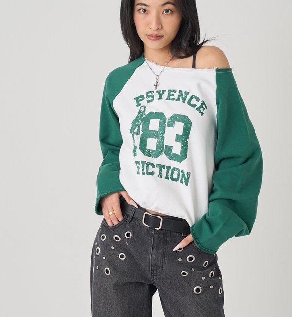  「エリオットナンバリングワンショルダースウェット」|Tシャツ・カットソー|