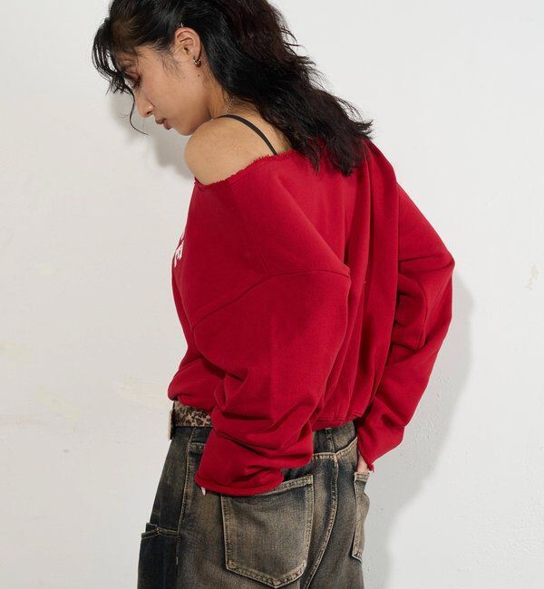  「エリオットナンバリングワンショルダースウェット」|Tシャツ・カットソー|