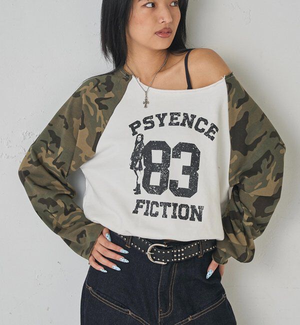  「エリオットナンバリングワンショルダースウェット」|Tシャツ・カットソー|