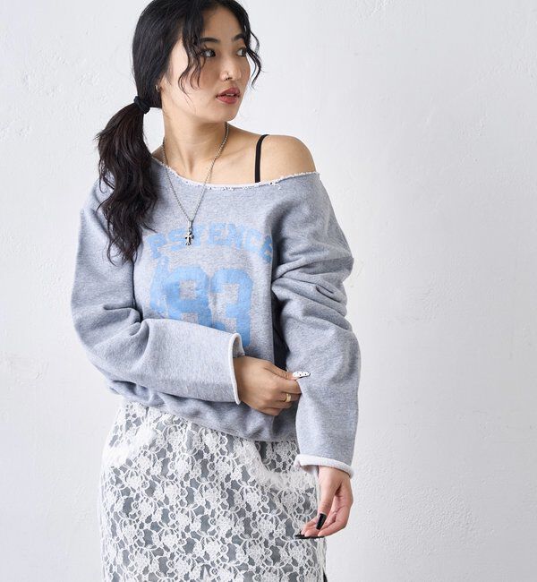  「エリオットナンバリングワンショルダースウェット」|Tシャツ・カットソー|