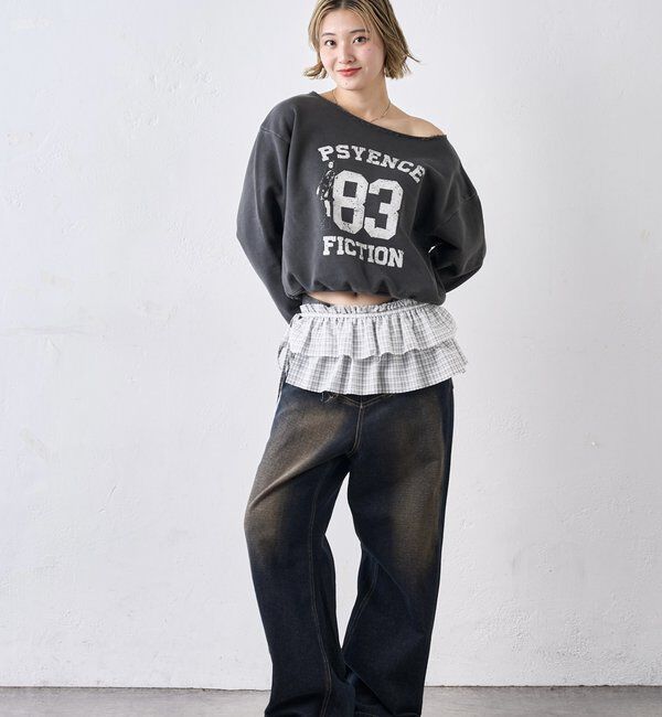  「エリオットナンバリングワンショルダースウェット」|Tシャツ・カットソー|