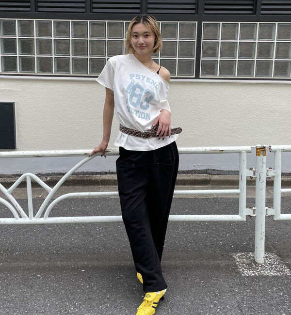  「【新色追加】エリオットオフショルTEE」|Tシャツ・カットソー|