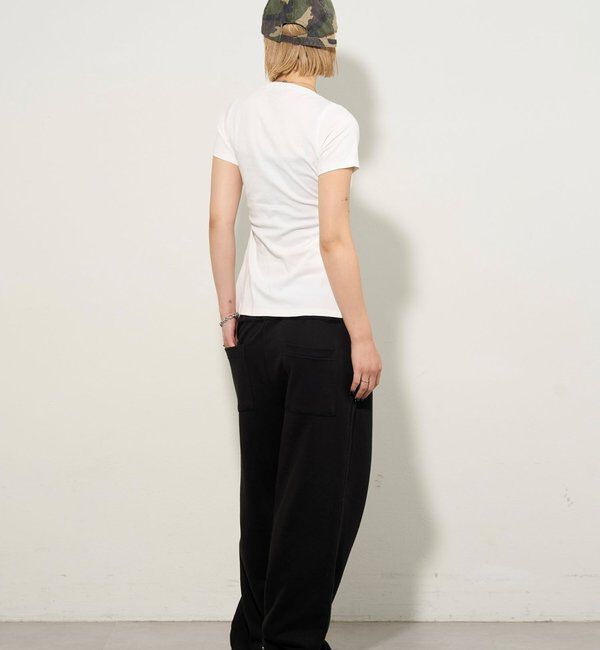  「ギャザースリットTEE」|Tシャツ・カットソー|