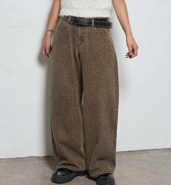  「アソート柄ローライズデニム」|デニム|