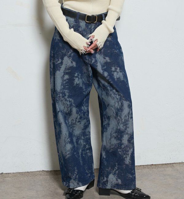  「アソート柄ローライズデニム」|デニム|