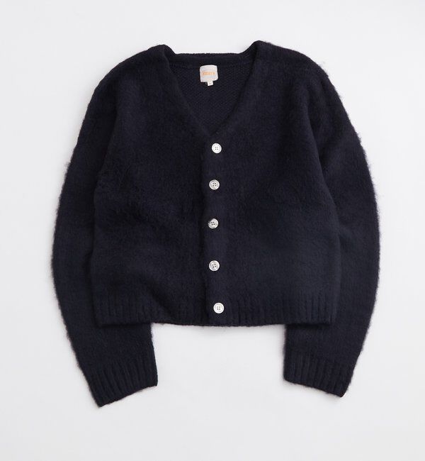  「KOOKYNモヘアライクカーディガン(無地/カモ柄)」|カーディガン|