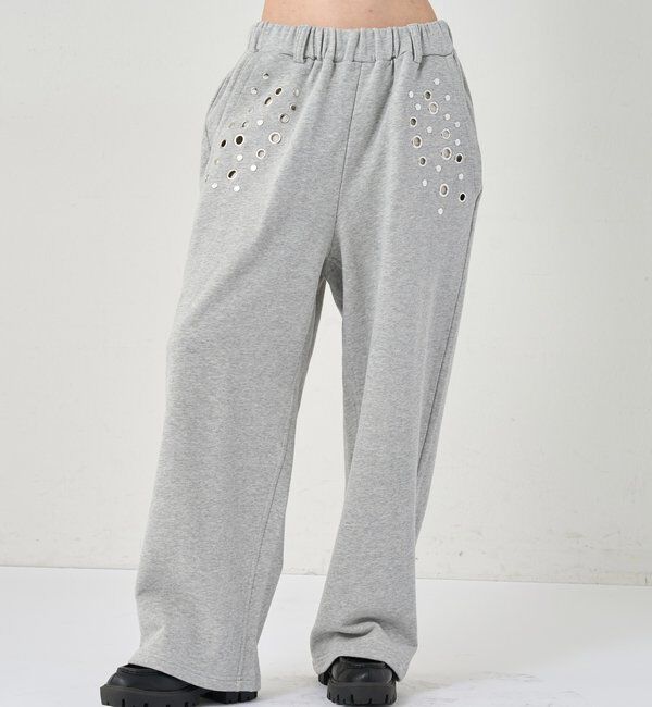  「アイレットスウェットパンツ」|チノ|