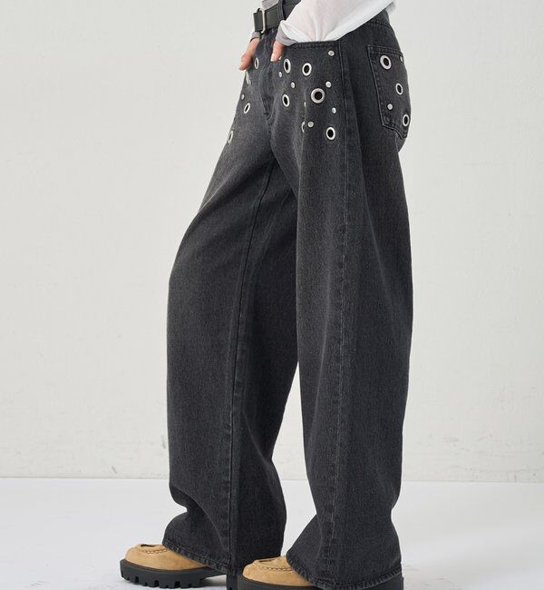  「アイレットローライズデニム」|デニム|