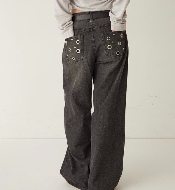  「アイレットローライズデニム」|デニム|