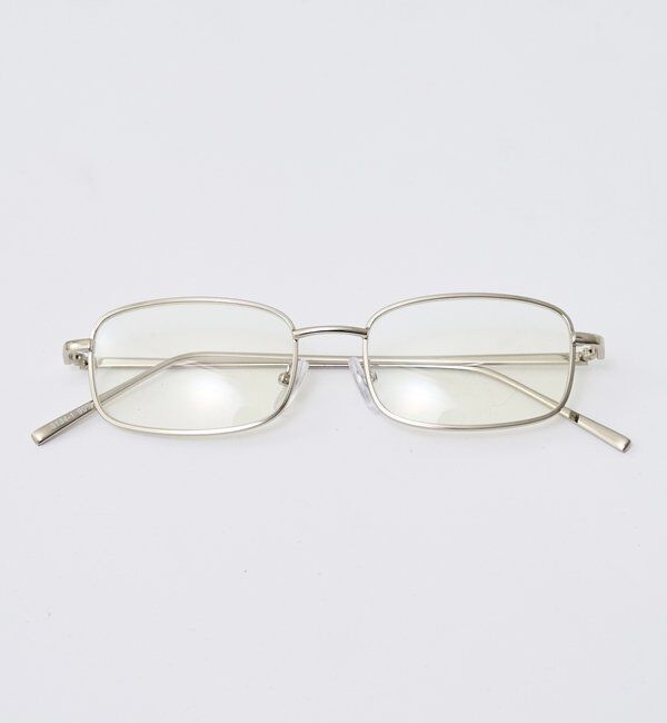  「スクエアフルリムメガネ」|ピアス|