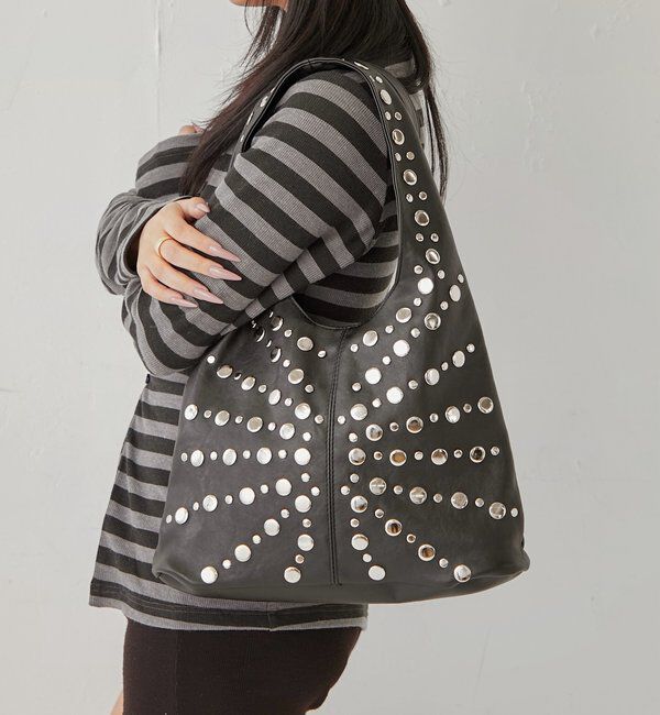  「ラジアルドットバッグ」|ショルダー・メッセンジャー|ブラック