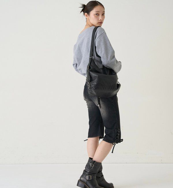  「エリオットラインストーンコンパクトオフショル 」|Tシャツ・カットソー|