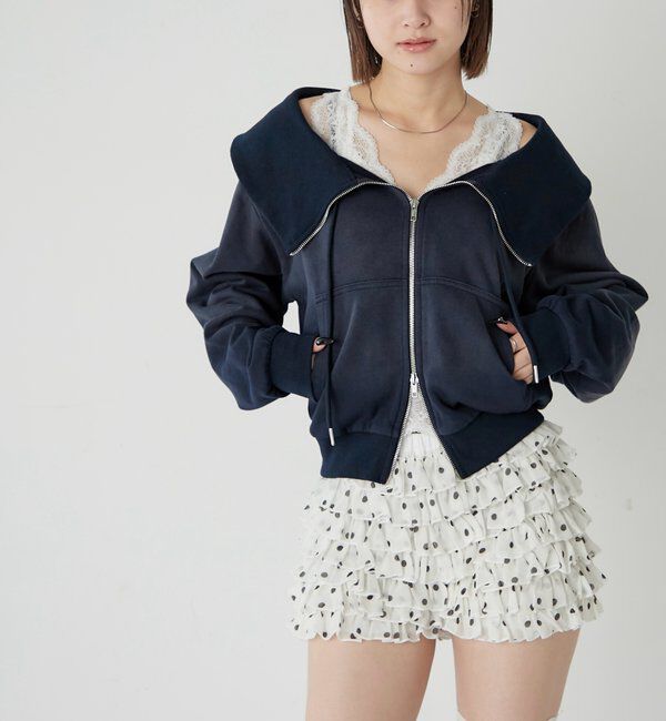  「ビッグカラージップオフショル」|Tシャツ・カットソー|