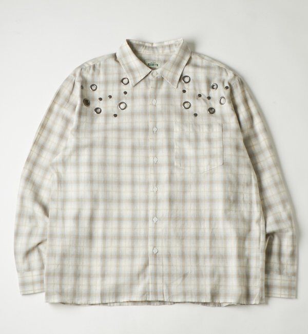  「KOOKY'Nハトメチェックシャツ」|シャツ・ブラウス|