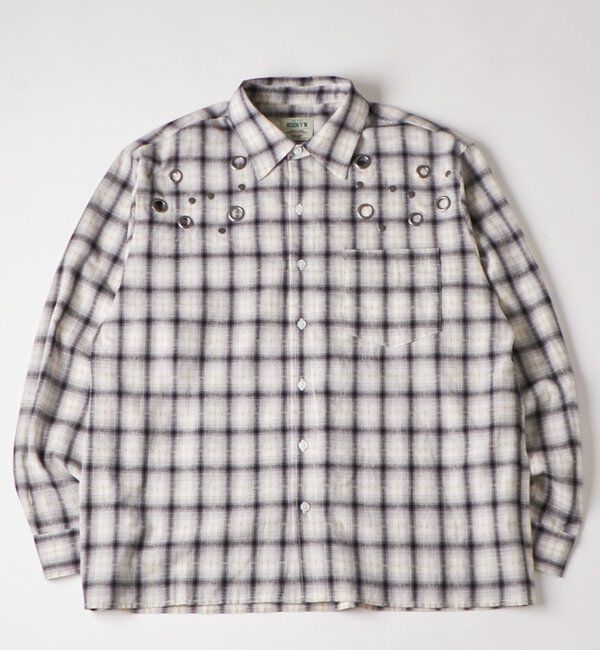 「KOOKY'Nハトメチェックシャツ」|シャツ・ブラウス|