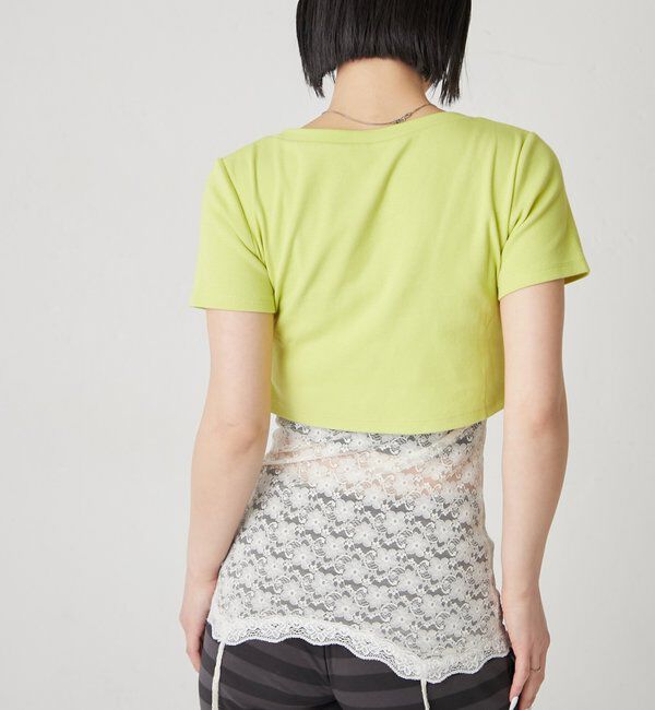  「【WEB限定サイズあり】ナポレオンショート半袖トップス」|Tシャツ・カットソー|