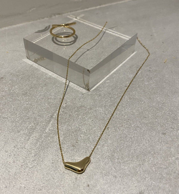  「【ベストセラー】〈GOLDY/ゴールディ〉ぷっくりトライアングルネックレス」|ネックレス|