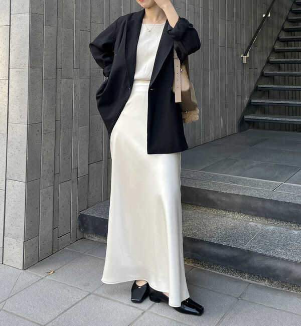  「【サイズ展開あり・新色/ブラウン】バイアススカート」|スカート|