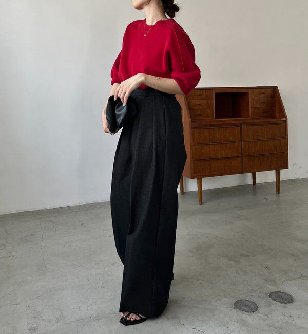  「【選べる4サイズ展開】2タックコットンパンツ」|チノ|