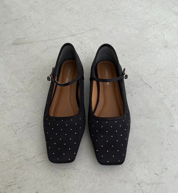  「【話題の人気シューズが再登場！】ドットフラットシューズ」|ロングブーツ|