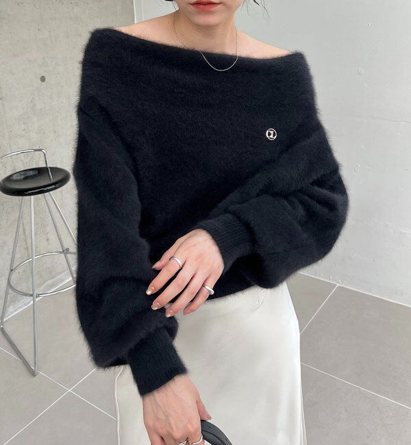  「【上質な着心地/全骨格細見え】〈C.L〉FOXカシミアドルマンニット」|ニット・セーター|