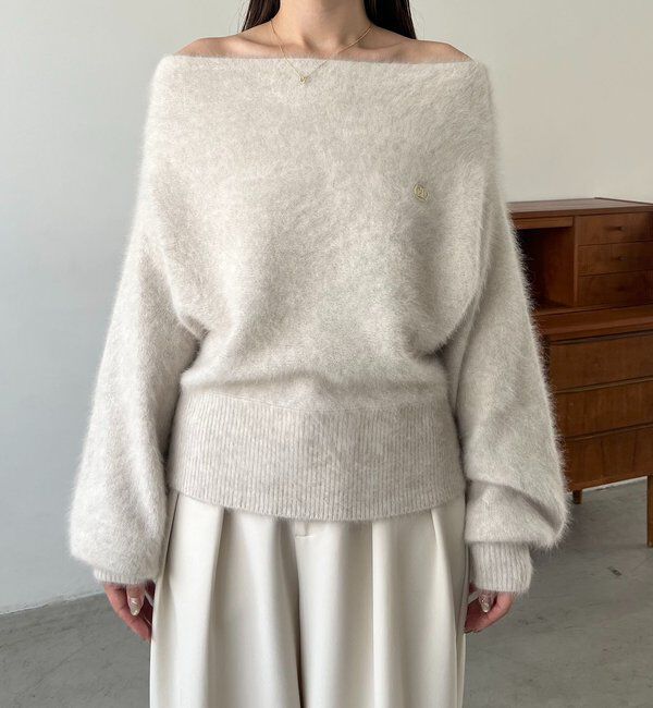  「【上質な着心地/全骨格細見え】〈C.L〉FOXカシミアドルマンニット」|ニット・セーター|