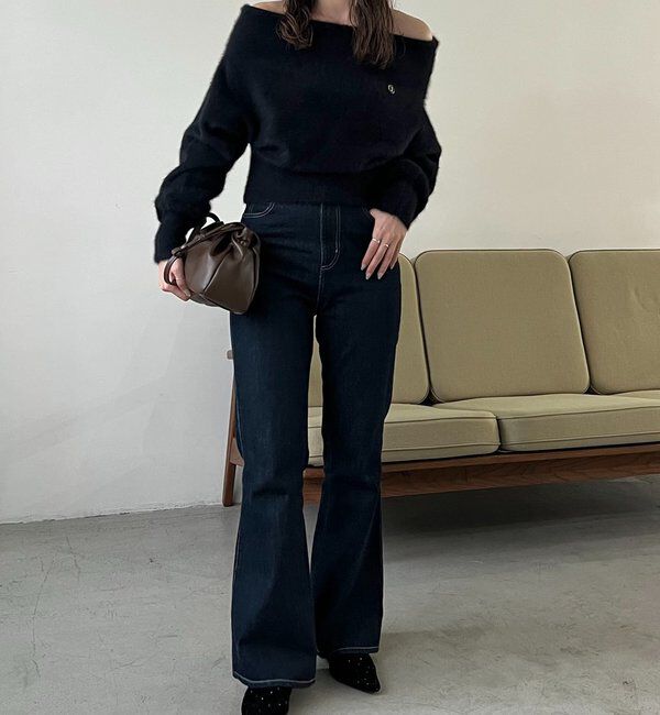  「【上質な着心地/全骨格細見え】〈C.L〉FOXカシミアドルマンニット」|ニット・セーター|